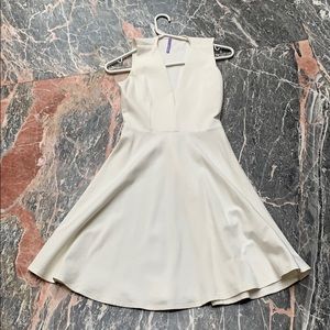 White mini dress
